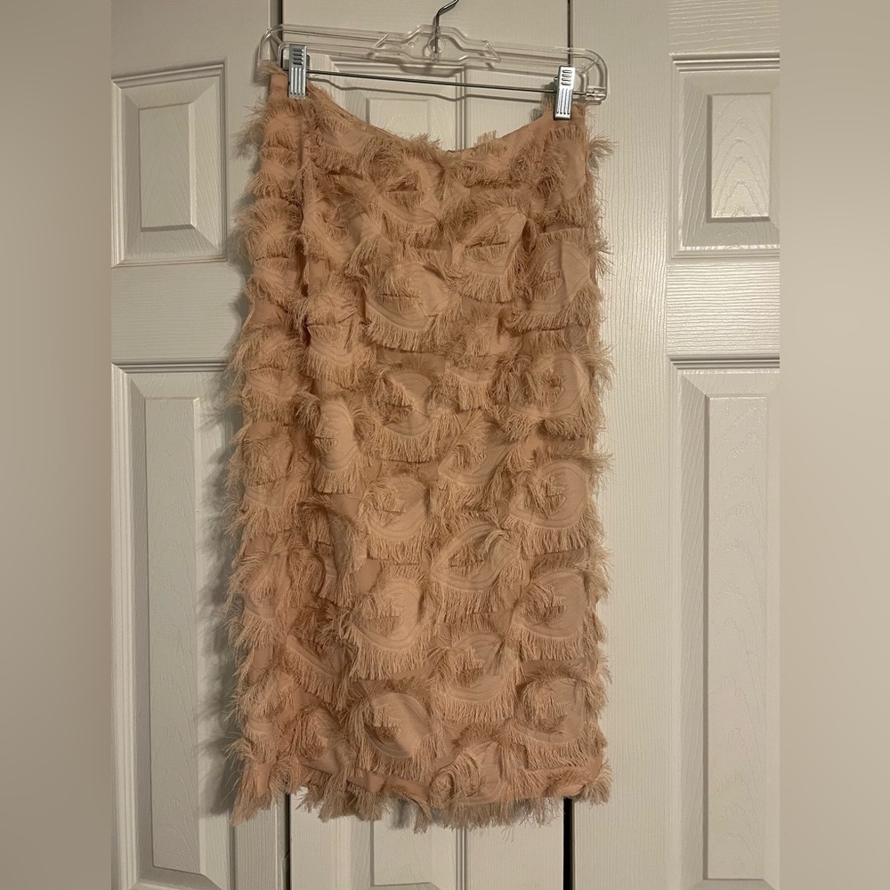 H&M midi ruffle skirt